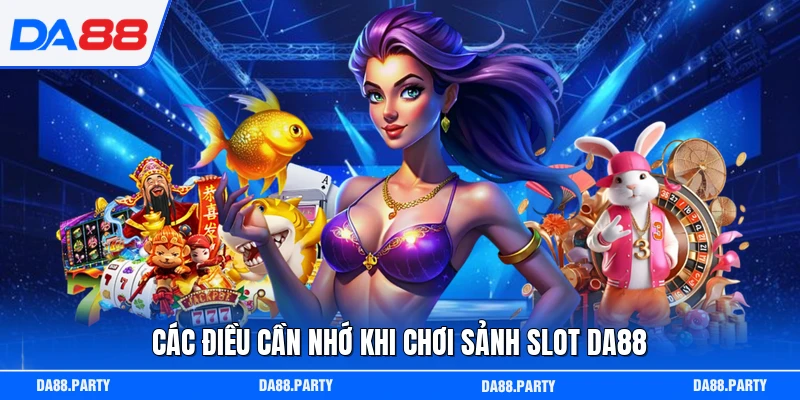 Các điều cần nhớ khi chơi sảnh slot DA88