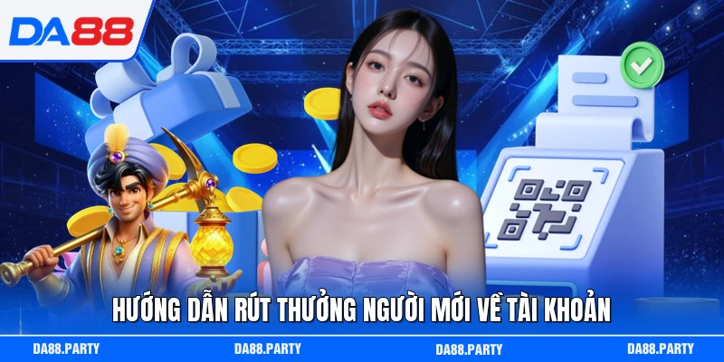 Hướng dẫn rút thưởng người mới về tài khoản