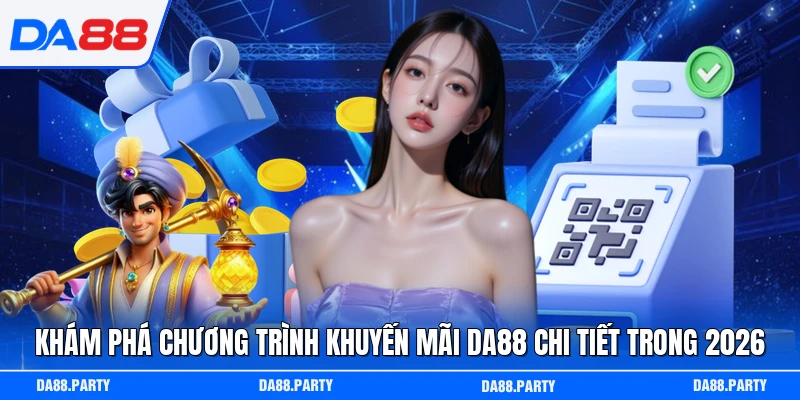Khám phá chương trình khuyến mãi DA88 chi tiết trong 2026